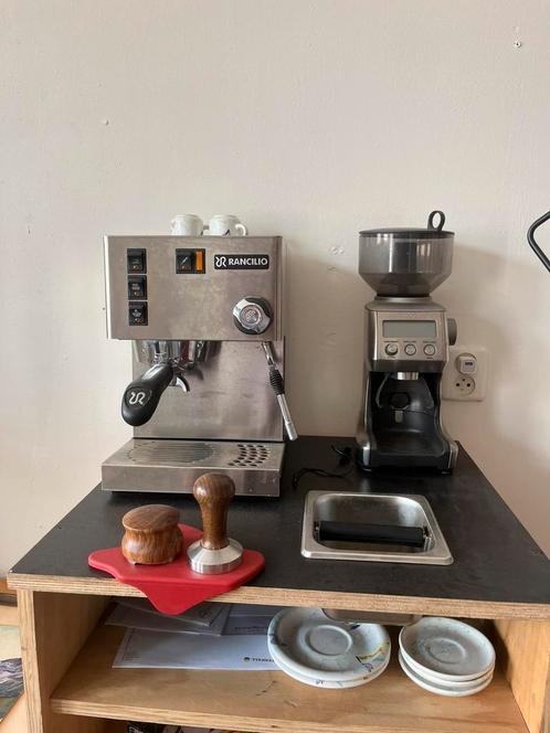 Rancilio Silvia V3 + Sage Smart Grinder Pro + Accesoires, Witgoed en Apparatuur, Koffiezetapparaten, Gebruikt, Espresso apparaat