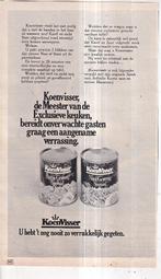 Retro reclame 1970 KoenVisser Chinese keuken nasi bami, Ophalen of Verzenden