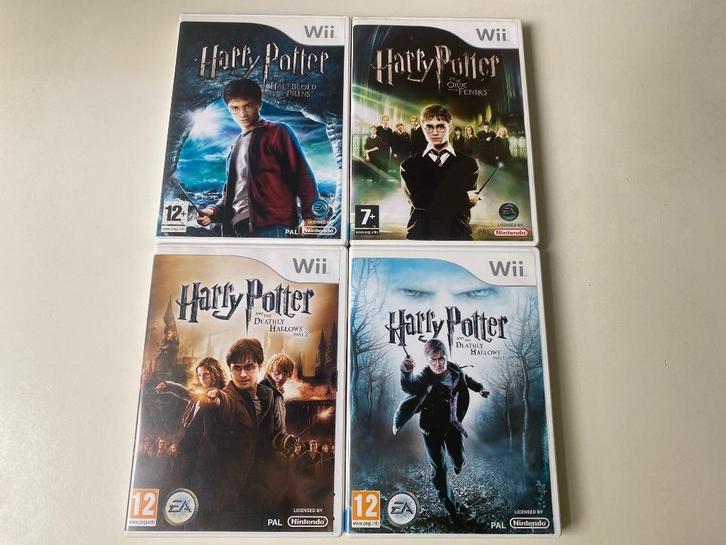 Nintendo Wii | Collectie van 4 Harry Potter Games | Compleet, Spelcomputers en Games, Games | Nintendo Wii, Gebruikt, Avontuur en Actie