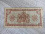 Lastigste variant biljet 1 gulden 1945, 5AH-serie, PL6c2, Postzegels en Munten, Bankbiljetten | Nederland, Ophalen of Verzenden