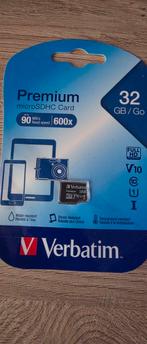 Verbatim Premium MicroSDHC 32GB - Nieuwstaat, Audio, Tv en Foto, Fotografie | Geheugenkaarten, MicroSDHC, 32 GB, Nieuw, Ophalen of Verzenden
