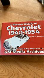 Chevrolet 1940-1954, Boeken, Auto's | Boeken, Chevrolet, Ophalen of Verzenden, Zo goed als nieuw, John D. Robertson.