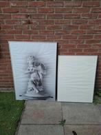 aluminium wissellijsten met glas 60x80 (Barth),, Huis en Inrichting, Woonaccessoires | Lijsten, Ophalen, Gebruikt, 50 tot 75 cm