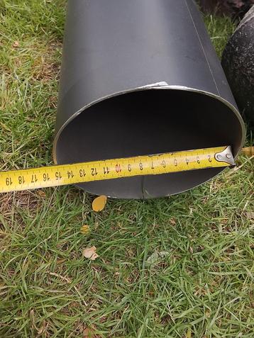 Buis 150mm diverse lengtes en 2x 45 graden bocht beschikbaar voor biedingen