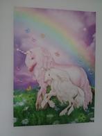 Schilderij eenhoorn., Huis en Inrichting, Woonaccessoires | Schilderijen, Tekeningen en Foto's, Ophalen, 50 tot 75 cm, Zo goed als nieuw