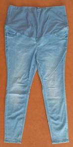 Skinny zwangerschap spijkerbroek XXL met HighRib, Blauw, Maat 42/44 (L), Ophalen of Verzenden, Zo goed als nieuw