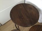 Tafeltjes rond 3 stuks, Huis en Inrichting, Tafels | Statafels, Ophalen, Zo goed als nieuw