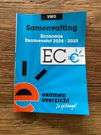 ExamenOverzicht Samenvatting Economie - VWO - 2024 - 2025, Boeken, Schoolboeken, Gelezen, VWO, Economie, Ophalen of Verzenden
