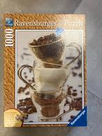 Ravensburger Puzzel - Koffiekopjes - 1000 stukjes, Ophalen of Verzenden, 500 t/m 1500 stukjes, Nieuw, Legpuzzel