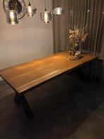 Eettafel 220x100, Huis en Inrichting, Tafels | Eettafels, Ophalen, Zo goed als nieuw, Rechthoekig, 50 tot 100 cm
