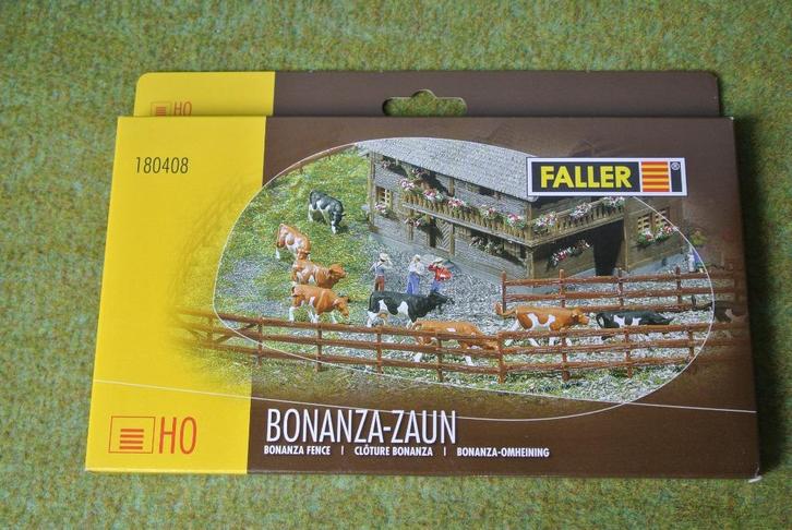 Faller 180408 Bonanza-omheining, Hobby en Vrije tijd, Modeltreinen | H0, Nieuw, Brug, Tunnel of Gebouw, Gelijkstroom of Wisselstroom
