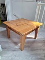 Te koop geloogd grenen tafeltje, Ophalen, 50 tot 100 cm, 50 tot 100 cm, Zo goed als nieuw