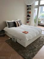 IKEA Nordli bed tweepersoons 160x200 wit, Huis en Inrichting, Slaapkamer | Bedden, 160 cm, Wit, Zo goed als nieuw, Hout