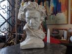 Beethoven buste op ware grootte / 39 centimeter hoog / Gips, Ophalen of Verzenden