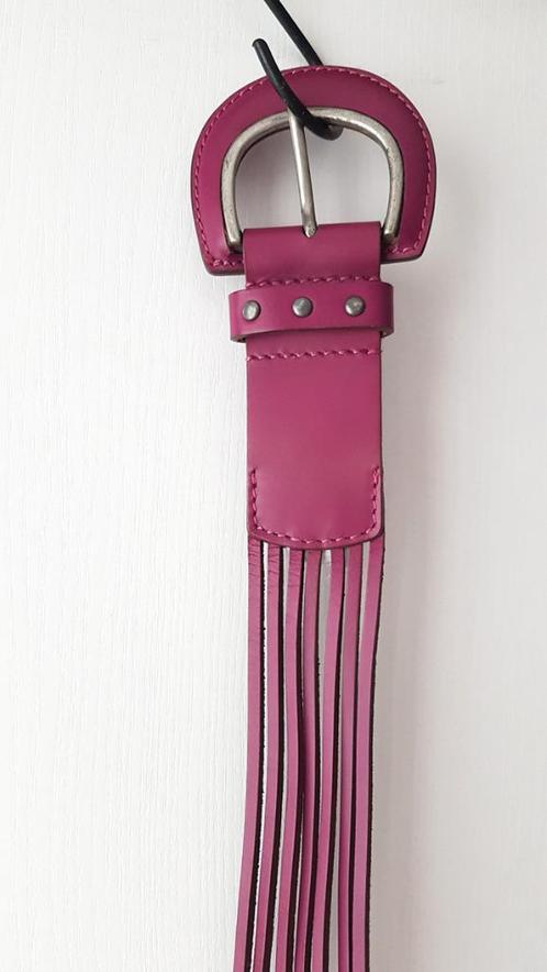 Mexx fuchsia roze leren riem, Kleding | Dames, Riemen en Ceinturen, Zo goed als nieuw, Tailleriem, 100 cm of meer, 3 tot 5 cm