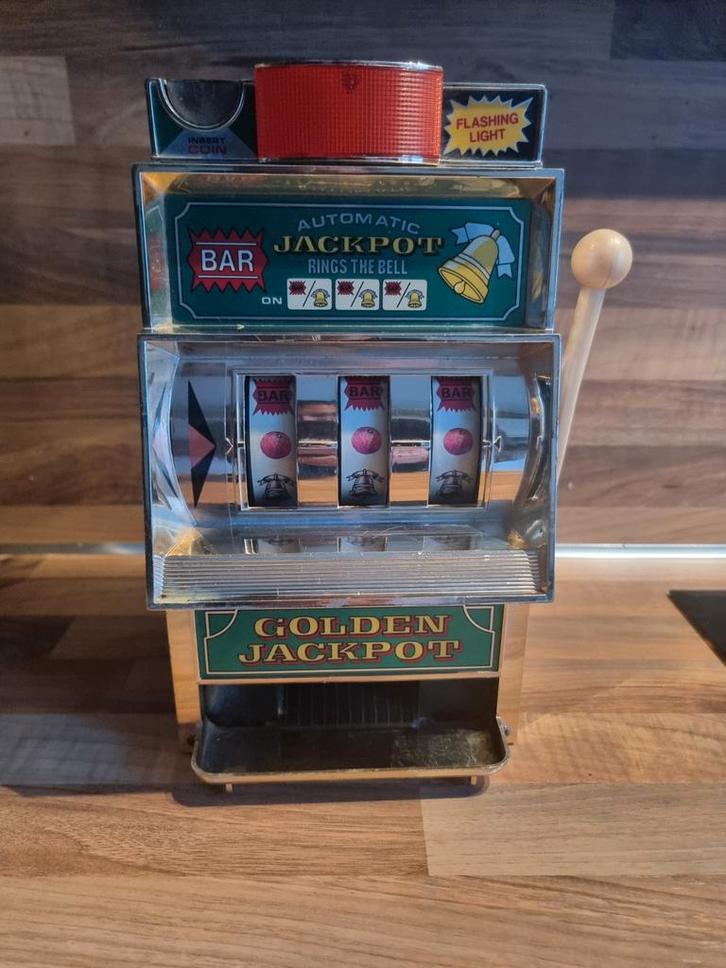Waco Golden Jackpot Mini Fruitautomaat / Gokkast, Verzamelen, Automaten | Gokkasten en Fruitautomaten, Gebruikt, Euro, Ophalen of Verzenden