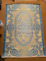 Plastic Vloerkleed/Picknick Kleed Bloemen, Ophalen, Gebruikt, 100 tot 150 cm, Beige