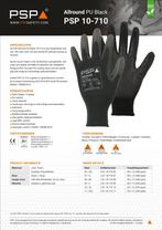 Werkhandschoenen PSP 10-710 Allround PU Black Nylon (zwart), PSP, PSP, Nieuw, Ophalen of Verzenden