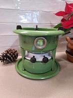 Oliestel emaille compleet werkende staat nieuwe lonten., Ophalen of Verzenden