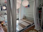 Ikea Vitarna Hemelbed 140x200 - Zo Goed Als Nieuw!, Huis en Inrichting, Slaapkamer | Bedden, Ophalen, Wit, Tweepersoons, 140 cm