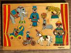 Vintage Simplex Circus Puzzel - Jaren 70, 2 tot 4 jaar, Gebruikt, 10 tot 50 stukjes, Ophalen of Verzenden
