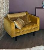 Be Pure Home Rodeo Loveseat - Okergeel, Huis en Inrichting, Fauteuils, Ophalen of Verzenden, Zo goed als nieuw, Stof, 75 tot 100 cm