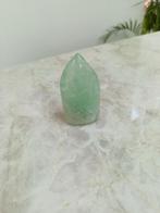 Unieke groene fluoriet sculptuur edelsteen, Verzamelen, Ophalen, Mineraal