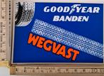 Vintage sticker Good Year banden logo merk Wegvast Goodyear, Ophalen of Verzenden, Zo goed als nieuw, Overige typen
