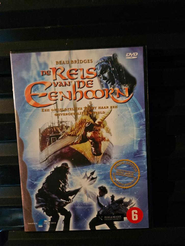 dvd: De reis van de eenhoorn, Cd's en Dvd's, Dvd's | Overige Dvd's, Zo goed als nieuw, Boxset, Vanaf 6 jaar, Ophalen of Verzenden