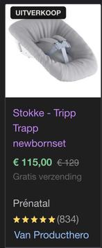 Stokke Tripp Trapp newbornset, Ophalen of Verzenden, Zo goed als nieuw