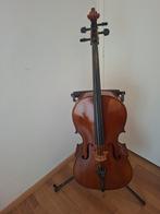 Cello met strijkstok, Muziek en Instrumenten, Strijkinstrumenten | Cello's, Ophalen, Gebruikt, 4/4-cello