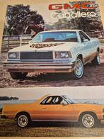 1978 zeldzame GMC Caballero model Chevrolet El Camino izgst, Boeken, Ophalen of Verzenden, Zo goed als nieuw, Chevrolet