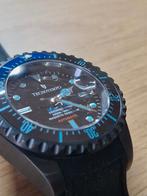 Tecnotempo Seamaster Automatisch Horloge - Zwart/Blauw, Ophalen of Verzenden, Nieuw, Staal