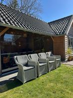 Tuinset 4 Apple Bee luxe dining tuinstoelen zeer netjes, Tuin en Terras, Tuinsets en Loungesets, Ophalen, Zo goed als nieuw, Wicker