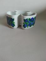 Schaal West Germany apart gevormd blauwe bloemprint cactus, Ophalen, Huis en Inrichting