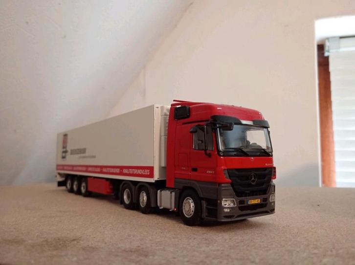 Mercedes Actros koeloplegger Goedegebuur WSI, Hobby en Vrije tijd, Modelauto's | 1:50, Nieuw, Bus of Vrachtwagen, Wsi, Ophalen of Verzenden