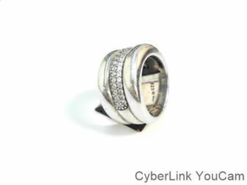15113 Ti Sento Milano Zilver Met Zirkonia Maat 17,5, Sieraden, Tassen en Uiterlijk, Ringen, Zo goed als nieuw, Dame, 17 tot 18