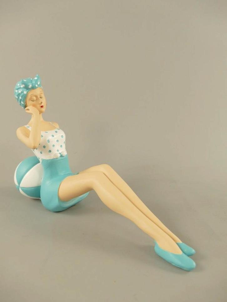 Badpop Polystone – Retro stijl – H.15 cm, Huis en Inrichting, Woonaccessoires | Overige, Nieuw, Ophalen of Verzenden