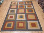 Handgeweven oosterse wollen kelim 253x178, Info@SlatsAntiek.nl, 150 tot 200 cm, Vof Slats Antiek, Crème