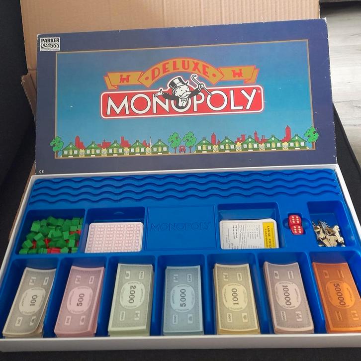 Monopoly 50 jaar jubileum-editie 1985, Hobby en Vrije tijd, Gezelschapsspellen | Bordspellen, Gebruikt, Ophalen of Verzenden