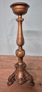 18e eeuwse franse bronzen kandelaar brons, Ophalen of Verzenden, Koper of Brons