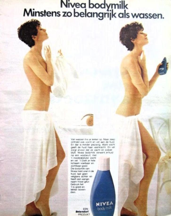 26 vintage advertenties reclames Nivea 1958-75 creme milk, Verzamelen, Merken en Reclamevoorwerpen, Gebruikt, Overige typen, Ophalen of Verzenden