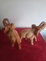 2 X ZWARE IVOOR IOOK OLIFANTEN, Verzamelen, Beelden en Beeldjes, Ophalen, Zo goed als nieuw, Dier