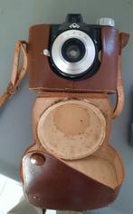 Agfa clack,60.s,met flitser en leren foudraal, Ophalen of Verzenden, 1940 tot 1960, Fototoestel