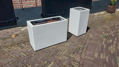 planten bakken hydro cultuur, Tuin en Terras, Bloembakken en Plantenbakken, Gebruikt, Kunststof, Minder dan 60 cm, Vierkant, Ophalen of Verzenden