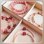 Nieuw! Armbandjes in kinder en damesmaten miyuki acryl, Ophalen of Verzenden, Nieuw, Goud, Armband