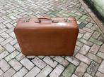 Koffer bruin vintage Wessels, Ophalen, Zo goed als nieuw, Leer