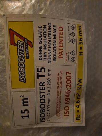 Isobooster T5 Isolatie - 1 Pak 15m2 beschikbaar voor biedingen