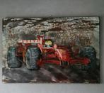 3D Metaal Schilderij Formule 1 Ferrari Auto, Huis en Inrichting, Woonaccessoires | Schilderijen, Tekeningen en Foto's, Ophalen