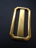 marine uniform gesp goudkleur verguld scheepvaart maritiem, Ophalen of Verzenden, Marine, Nederland, Overige typen